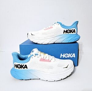Hoka Wmn Arahi 7 White Blue